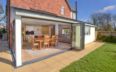 Family Kitchen Extension – Worcestershire Small Rear Extension Ideas, Orangery Extension Kitchen, Rear Kitchen Extension, Rear Extension Ideas, Home Office And Gym, Dormer Bungalow, Orangery Extension, Kitchen Extension Ideas, South Facing Garden