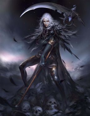 Mingzhu Yang | Paintable.cc Digital Painting Inspiration - Learn the Art of Digital Painting! #digitalpainting #digitalart Vampire Artstation, Sickle Art, Shadar Kai, Evelynn League Of Legends, Dark Elves, Heroic Fantasy, Raven Queen, Fantasy Collection, Fantasy Armor