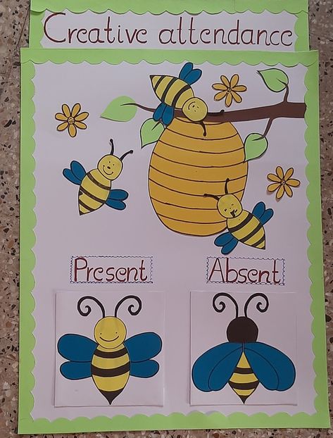 Ideas For Attendance Chart, Creative Attendance Chart Preschool, Creative Attendance Ideas, Appreciation Chart Ideas For Classroom, Attendance Chart For Preschool, Ukg Class Charts, Attendance Chart Ideas For Kindergarten, Appreciation Chart For Kindergarten, Classroom Attendance Chart Ideas