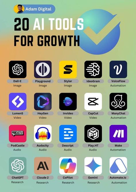 20 AI tools for growth #aitools #ai #aitoolsforbusiness Tool Poster, Best Video Editing, Business Books Worth Reading, Financial Literacy Lessons, Hacking Websites, Basic Computer Programming, Computer Science Programming, Mobile Tricks, Financial Motivation