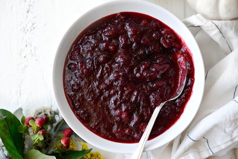 Homemade Cranberry Sauce Cranberry Sauce With Honey, Hispanic Recipes, Cranberry Jelly, Cranberry Sauce Recipe, Relish Recipes, Organic Apple Cider, Cranberry Sauce Homemade, Organic Apple Cider Vinegar, Nyt Cooking