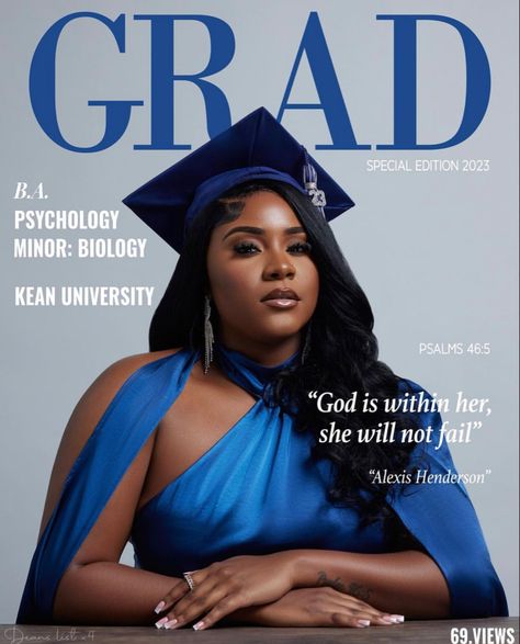 #graduation Grad Photoshoot Ideas Black Women, Black Grad Pics, Graduation Flyer Ideas, Pre Law Graduation Pictures, Health Science Graduation Pictures, Business Graduation Photoshoot, Graduation Magazine Cover, Graduation Pictures Nontraditional, Therapist Graduation Pictures