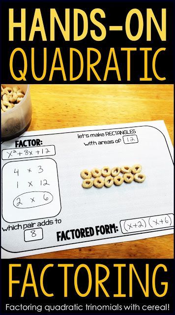 Factoring Trinomials Activity, Factoring Quadratics, Factoring Polynomials, Math Tutoring, Homeschooling Preschool, Teaching Algebra, School Algebra, Algebra Activities, Distributive Property