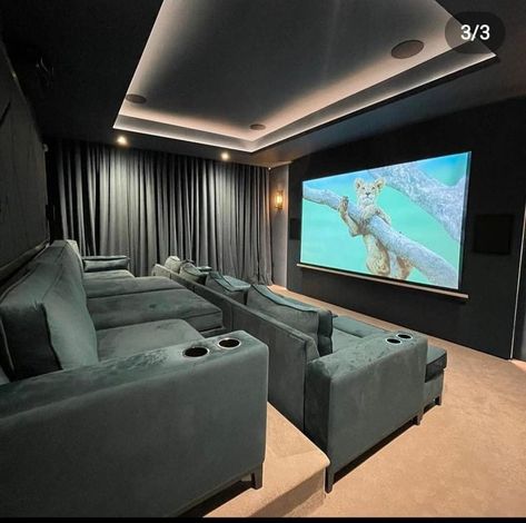 Small Cinema Room Ideas, Small Cinema Room, Cinema Room Design, Small Home Theater, Movie Theater Rooms, Home Theater Room Design, Theater Room Design, Home Theater Furniture, Home Cinema Room