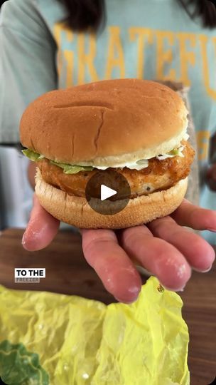 411K views · 29K reactions | When you want McDonalds, but you have food at home…darn it.  Get the best of both worlds by trying Nicole’s Copycat McChicken. In terms of looks, taste, and not having to leave the house, this recipe definitely beats the OG. Sorry, Golden Arches, our version is simply “bigger, better, and crispier.”  Click the link in @allrecipes bio for the full recipe ⬆️  📸: @nicolemcmom  #mcdonaldscopycat #quickandeasy #foodhacks | Allrecipes | Otis McDonald · Nobody Nicole All Recipes, Mcchicken Copycat, Mcchicken Recipe, Handheld Meals, Chicken Coating, Homemade Chicken Burgers, Crispy Chicken Burgers, Chicken Burgers Recipe, Appetizer Sandwiches