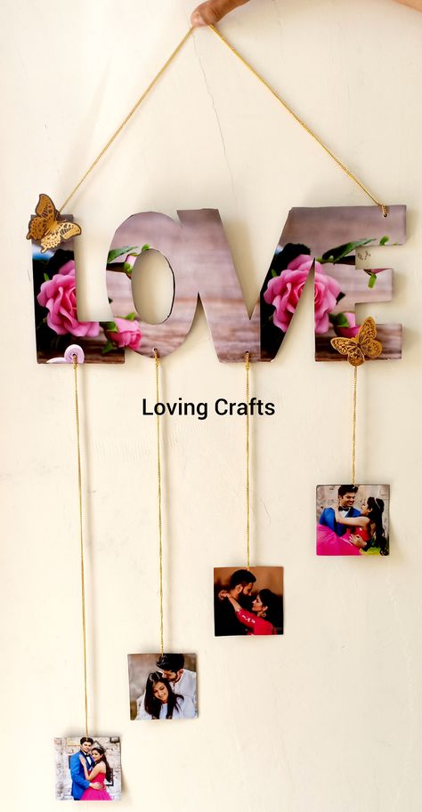 You can gift this unique Love Wall Hanging to your loved ones and make their day extra special. Also it can be used as a decorative piece in your room with family pictures. Unique Photo Wall, Home Decor Ideas Paper, Paper Flower Wall Hanging, Photo Wall Hanging, Handmade Wall Hangings, Wall Hanging Ideas, Fall Classroom Decorations, Fall Classroom, Wall Writing