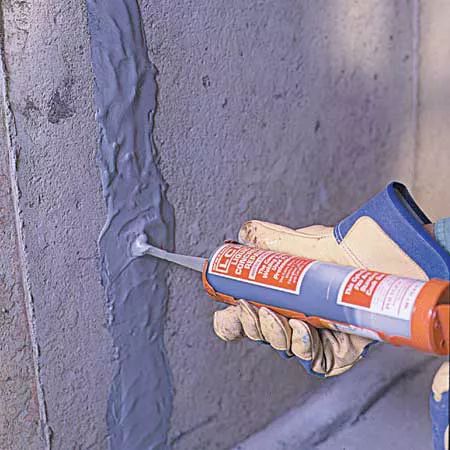 Concrete Caulk, Basement Upgrades, Concrete Walls Diy, Fix Cracked Concrete, Cracks In Concrete, Repair Cracked Concrete, Concrete Repair Products, Cracked Concrete, Wall Repair