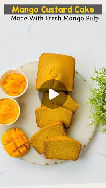 Priya Taparia - Flavourful Food on Instagram: "✨Mango Custard Cake✨ Eggless, made with fresh mango pulp & wheat flour  Super soft, moist and delicious cake with flavours of custard, fresh mango pulp. The custard flavour makes it totally addictive. As always, it’s eggless and made with wheat flour.   Bake this delicious cake this mango season🥭 & enjoy with your family 💛 You can decorate this cake with whipped cream & garnish with fresh mangoes.  Yum yum yum!  Flavourful Bakes By Priya Follow @flavourfulfoodz for more recipes  Mango Custard Cake  Measurement cup : 200 ml (130gms) Ingredients : Milk - 1 1/4th cup Custard powder (Vanilla/Mango Flavour) - 1/2 cup Powdered sugar - 1 cup Oil/Melted butter - 1/2 cup Fresh Mango pulp - 1/2 cup Wheat flour - 1 1/2 cup Baking powder - 1 tsp Baking Mango Custard Cake, Cake Measurements, Mango Custard, Dense Cake, Recipes Mango, Cake With Whipped Cream, Mango Pulp, Mango Cake, Custard Powder