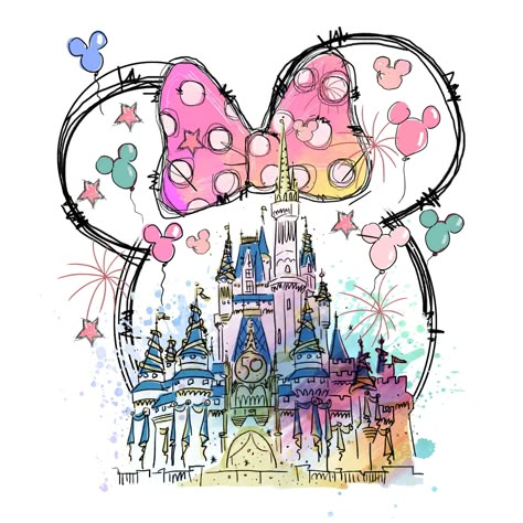 Colorful Castle, Castle Png, Disney Cups, Magical Kingdom, Disney Phone Wallpaper, Wallpaper Iphone Disney, Disney Quotes, Disney Shirts, Mouse Ears