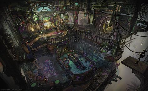 ArtStation - Jinx's hideout : Spikes! Witch's Cauldron, Thinking Process, Arcane Jinx, Fantasy Rooms, Jinx League Of Legends, Location Inspiration, Indoor Design, Inner World, Riot Games