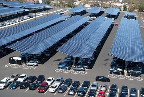 Parking Lot Ideas, Solar Panels Architecture, Solar Canopy, Solar Parking, Parking Plan, Solar Energy Design, Solar Carport, Solar Farm, Carport Designs