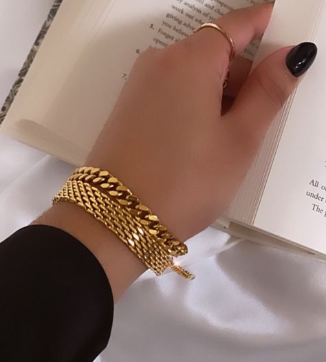 Thick Gold Bracelet, Chunky Gold Bracelet, Cuban Link Bracelet, Chunky Gold Chain, Bracelet Minimalist, Bracelets Gold, Chunky Bracelets, Gold Fashion Necklace, Gold Bracelets