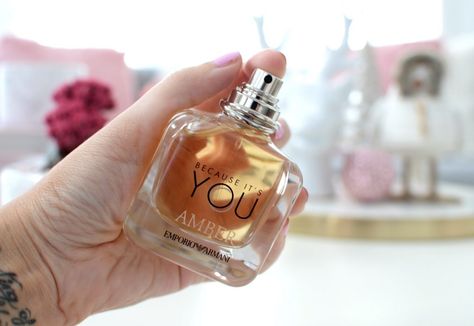 Armani Because It’s You perfume You're The One Perfume, Armani Mania Perfume, Perfume Memes Funny, Armani Because Its You Perfume, Ortigia Sicilia Perfume, Monthly Favorites, Hot Makeup, Skincare Review, High End Makeup