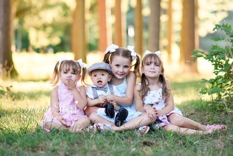 three sisters hold baby brother after cake smash photos photographed by family photographer Nicole Starr Photography #NicoleStarrPhotography #FallFamilyPortraits #NYFamilyPhotos 3 Sisters And 1 Brother, Camping Theme Cakes, First Birthday Portraits, Birthday Portraits, Brothers Photography, Brother Photos, Fall Family Portraits, Saratoga Springs Ny, Cake Smash Photos