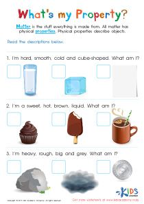 Internal Organs Worksheet, Printable PDF for Kids Properties Of Matter Worksheet, Physical Properties Of Matter, Changes In Matter, Matter Lessons, Human Body Worksheets, Grade 2 Science, Matter Worksheets, Counting Practice, Properties Of Matter