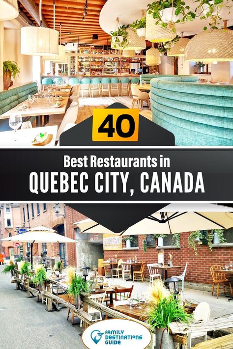 Where To Eat In Quebec City, Best Restaurants In Quebec City, Quebec City Restaurants, Quebec December, Quebec City With Kids, Quebec Vacation, Quebec Travel, Montreal Vacation, Montreal Travel