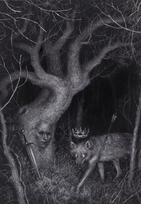 Woods At Night, Arte Peculiar, Artist Collective, 다크 판타지, Occult Art, Creepy Art, Gothic Art, Surreal Art, Horror Art