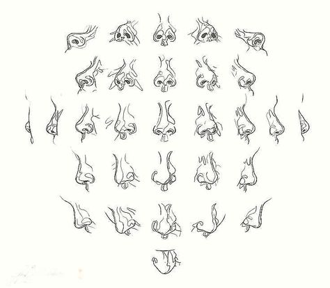 The Nose - Drawing Faces and Figures - Joshua Nava Arts Perspective Faces Angles, Nose From All Angles, Nose Perspective Reference, Noses In Perspective, Nose 360 Reference, Nose Down Angle, Nose Perspective Drawing, Drawing Noses From Different Angles, Nose Reference Angles