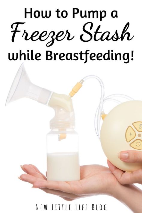 When to Start Pumping Breastmilk - Building a Freezer Stash! Breastmilk Freezer Storage, When To Start Pumping, Pumping And Breastfeeding Schedule, Breast Pumping Schedule, Breastfeeding Hacks, Newborn Breastfeeding, Storing Breastmilk, Newborn Nursing, Boost Milk Supply