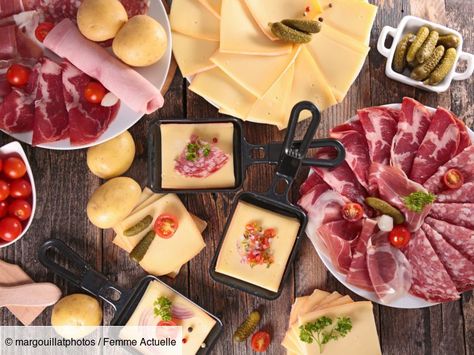 Raclette Originale, Raclette Recipes, Raclette Party, Cooking Chef, Wine Cheese, Cured Meats, Wedding Food, Cooking And Baking, Love Food