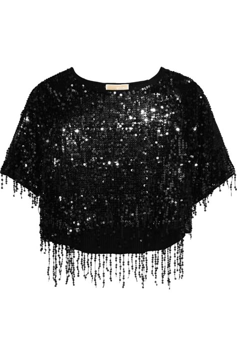 Best Party Tops | POPSUGAR Fashion Black Party Tops, Going Out Crop Tops, Holiday Party Tops, Party Crop Tops, Black Sequin Top, Night Out Tops, Popsugar Fashion, Trendy Blouse Designs, Loose Top