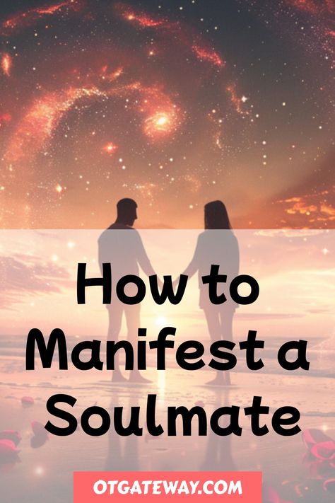 Unleash the power of attraction and discover the secrets to manifesting your soulmate, but are you truly ready for this life-changing journey? Soulmate Manifestation, Manifest Soulmate, Power Of Attraction, A Soulmate, Creating A Vision Board, Self Talk, Limiting Beliefs, Uplifting Quotes, How To Manifest