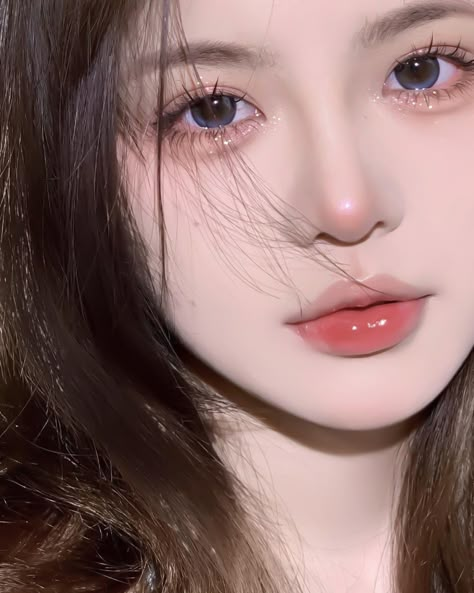 Aesthetic Makeup Korean, Makeup Ala Korea, Makeup Asia, Korean Natural Makeup, Makeup Ulzzang, Medium Long Haircuts, Korean Makeup Look, Korea Makeup, Soft Makeup Looks