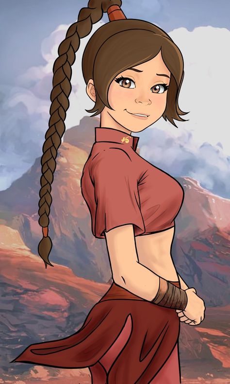 Tai Lee Avatar, Tylee Avatar, Ty Lee Fanart, Avatar Ty Lee, Ty Lee Avatar, Avatar Girls, Lin Beifong, Pinup Poses, Avatar: The Last Airbender