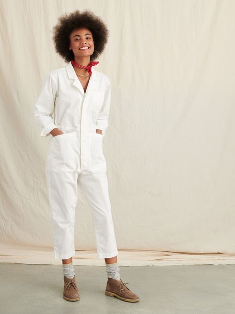 78b9cab19959e4af8ff46156ee460c74desc34277909ri Coverall Jumpsuit, Alex Mill, Style Makeover, Boiler Suit, Jumpsuit Outfit, Fabulous Fashion, New Outfits, Fashion Inspo Outfits, Cotton Twill