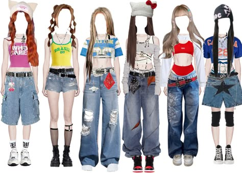 Jxnnie on ShopLook | The easiest way to find the perfect outfit Kpop Group Outfits 8 Members, Kpop Outfits 4 Members, Red Velvet Outfits, 5 Member Girl Group Outfits Y2k, 10 Member Girl Group Outfits, 9 Member Girl Group Outfits, 7 Member Kpop Girl Group Outfits, Kpop Concert Outfit, Preformance Outfits