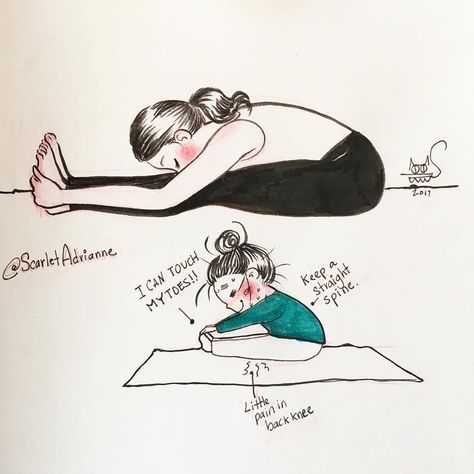 Yoga Wheel Exercises, Yoga Meme, Yoga Cartoon, Yoga Inspiration Photos, Yoga Progress, Yoga Kundalini, Forward Bend, Yoga Illustration, Karma Yoga