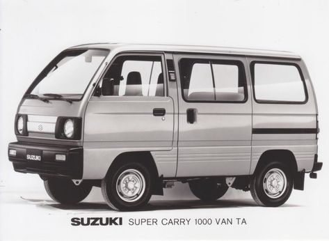 Suzuki Super Carry 1000 Van TA, press photo, Germany, 1995 Suzuki Super Carry, Suzuki Carry, Suzuki Cars, Car Manufacturers, Press Photo, Retro Cars, Mini Van, Car Collection, Jdm