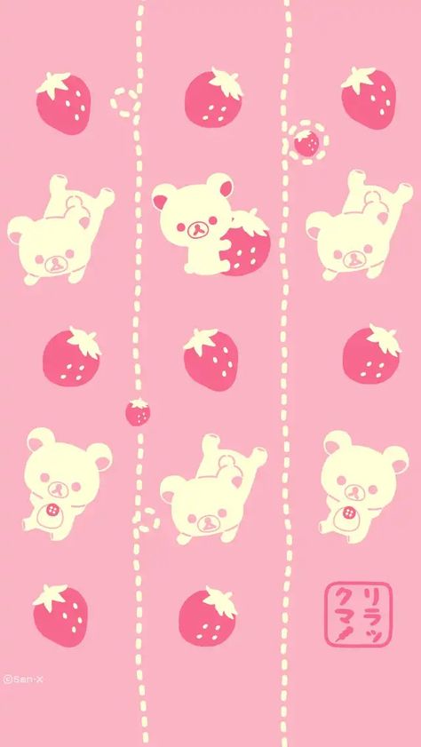 Rilakkuma Wallpaper, Cocoppa Wallpaper, Sanrio Wallpaper, Iphone Wallpaper Themes, Wallpaper For Your Phone, Cute Patterns Wallpaper, Homescreen Wallpaper, Kawaii Wallpaper, Rilakkuma