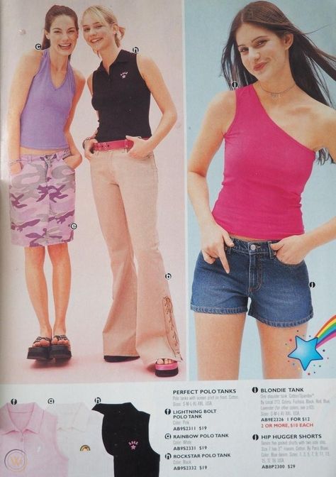 Alloy Catalog Spring Fever 2001 Vintage Womens Juniors late 90's Clothing Delias | #1871904935 2000s Teen Fashion, Alloy Catalog, Late 90s Fashion, 2001 Fashion, 90s Early 2000s Fashion, 90s 2000s Fashion, 2000s Outfit, Fashion 2000s, 2000s Clothes