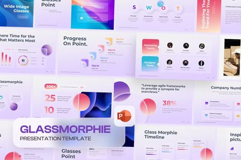 GlassMorphie Morph PowerPoint Template Incl. morph & glassmorph - Envato Elements Morph Powerpoint, Background Widescreen, Process Infographic, Data Table, Infographic Powerpoint, Download Sign, Blog Video, Template Site, Royalty Free Music