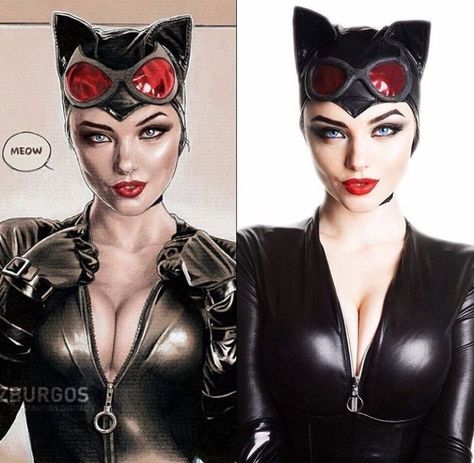 Catwoman cosplay Batgirl Of Burnside, Batgirl Cosplay, Catwoman Comic, Catwoman Cosplay, Black Cat Marvel, Gotham Girls, Dc Cosplay, Batman And Catwoman, Selina Kyle