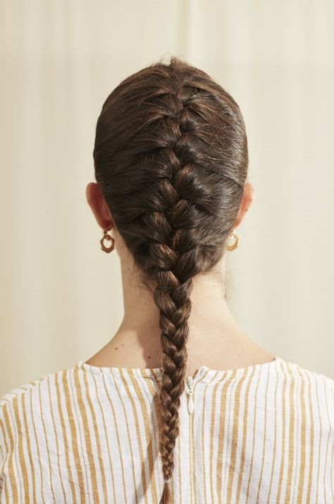 Slick Braid, French Plait Hairstyles, Plait Hairstyles, Plaited Hair, Easy To Do Hairstyles, Style Braids, Chic Hairstyle, Super Easy Hairstyles, Cute Hairstyles For School