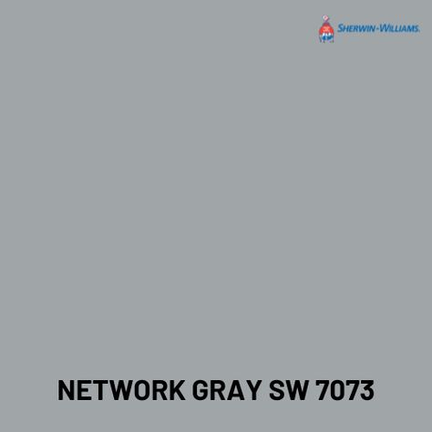 Sw Network Gray Exterior, Sw Network Gray, Network Gray, Mr Happy, Sherwin Williams Gray, New Paint Colors, Grey Exterior, Grey Paint Colors, Happy House