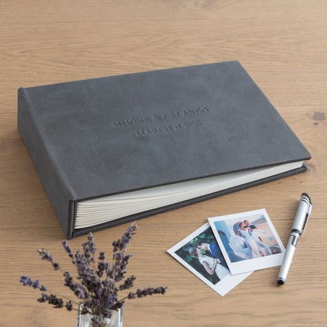 Instax Photo Album, Leather Guest Book, Reception Pictures, Instax Mini Album, Scrapbook Box, Instax Photos, Album Wedding, Instant Photo, Creative Shop