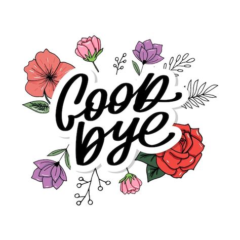 Good bye calligraphic lettering on yello... | Premium Vector #Freepik #vector #goodbye #typography-design #typography-poster #script Goodbye Typography, Goodbye Pictures, Message Wallpaper, 52 Birthday, Love Yourself Text, World Music Day, Thanksgiving Messages, Creative Birthday Cards, Happy Birthday Template