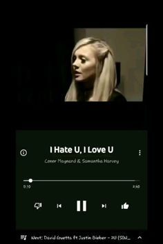 Music Videos Aesthetic, Music Videos Songs, I Hate U, Not Musik, Love Songs Playlist, Happy Music Video, Lyrics Of English Songs, Youtube Videos Music Songs, Music Lyrics Quotes Songs