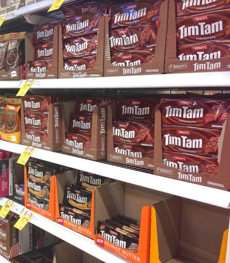 tim tams Australia food Grocery supermarket Souvenirs Tim Tams, Food Grocery, Grocery Supermarket, Australia Food, Tim Tam, Australian Food, Visit Australia, Souvenir Shop, Food Shop