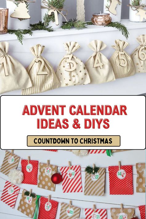 Let the fun and festivities of the holiday season begin with the advent calendar. Whether you want to buy one or DIY one we have advent calendar ideas to help you kick off the holiday season! There are so many ways to decorate for Christmas. This is an easy way to add to the holiday decor and enjoy the seasonal holiday activities. It is a fun and festive way to Countdown to Christmas! Find these 15+ Advent Calendar ideas and Advent Calendar DIYs more ideas for Christmas at DearCreatives.com Mitten Advent Calendar, Reusable Advent Calendar Diy, Homemade Advent Calendar Ideas, Make Advent Calendar, Diy Advent Calendar Fillers, Easy Diy Advent Calendar, Ways To Decorate For Christmas, Advent Calendar Ideas Diy, Diy Advent Calendar Ideas