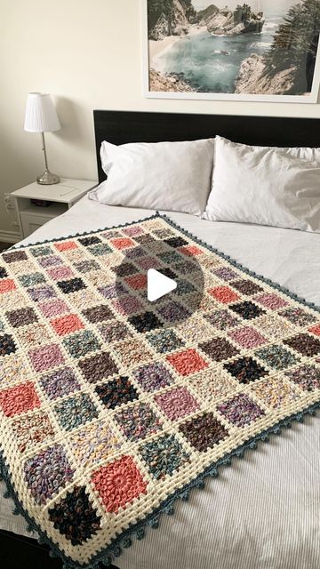 NautiKrall by Mallory (Crochet Designer) on Instagram: "Hygge Burst Blanket Pattern featuring the Cloudflare Collection in DK from @nicole_hueloco !!

It’s been re-opened again for all you lovers out there! I hope everyone who wanted one gets a chance this time ♥️

All the love fellow crafters 🥰
M

Pattern: #hyggeburstblanket -free on my website (links in profile)
Yarn: Cloudflare Collection DK @nicole_hueloco 

#nautikrall #nautikrallcrochet #crochet #crochetblanket #yarnlover #instacrochet #instaknit #instayarn #yarn #yarnofinstagram #yarnstagram #handdyedyarn #indieyarn #hueloco #huelocoyarn #cloudflarecollection #hyggelife #grannysquareblanket #grannysquaresrock #crochetgrannysquare #freecrochetpattern #crochetsquare #sunburstgrannysquare #cottagecore #makerlife #crafty" Hygge Yarn Crochet Blanket, Cloudberry Blanket Crochet, Daydream Blanket Crochet, Attic 24 Crochet Blanket, Maximalist Crochet Blanket, Hygge Life, Granny Square Blanket, Crochet Square, Hand Dyed Yarn