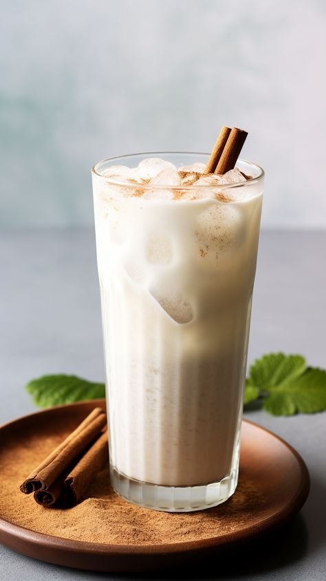 Authentic Horchata [20 Minutes] – Chasety Horchata Aesthetic, Authentic Horchata, Agua Horchata, Our Scorching Summer, Horchata Coffee, Horchata Recipe Mexican, Joshua Aesthetic, Rice Cinnamon, Holiday Spirit Week