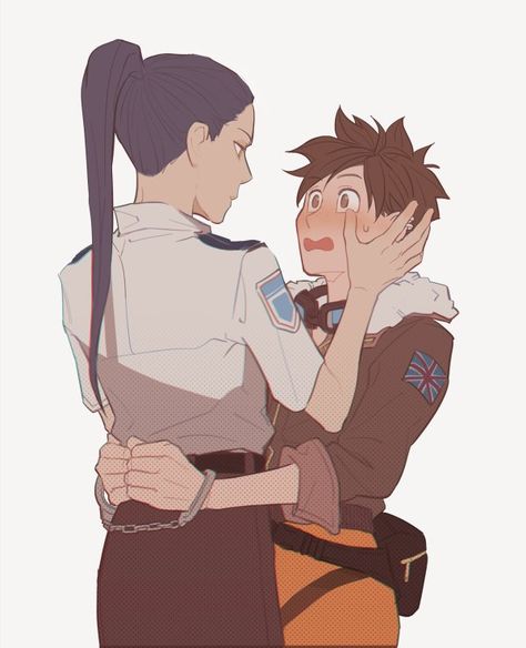 Tracer x Widowmaker (Overwatch) Overwatch Widowmaker, Twitter Art, Overwatch Tracer, Overwatch Comic, Fandom Games, Slow Burn, If You, Overwatch, Game Art