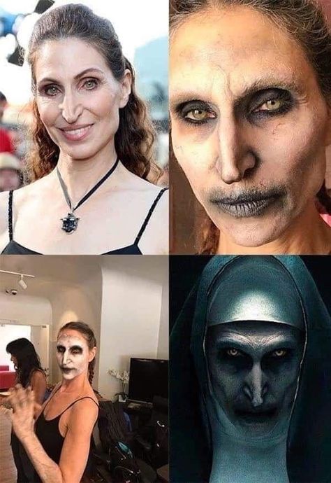 Bonnie Aarons, Heidi Klum Halloween Costume, The Nun, Celebrity Plastic Surgery, Horror Makeup, Besties Forever, Scary Makeup, Sfx Makeup, Fright Night