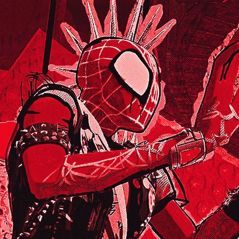 Spiderverse Spider Punk, Hobart Brown, Deadpool Y Spiderman, All Spiderman, Halloween Pfp, Hobie Brown, Spider Punk, Spiderman Art Sketch, Into The Spiderverse