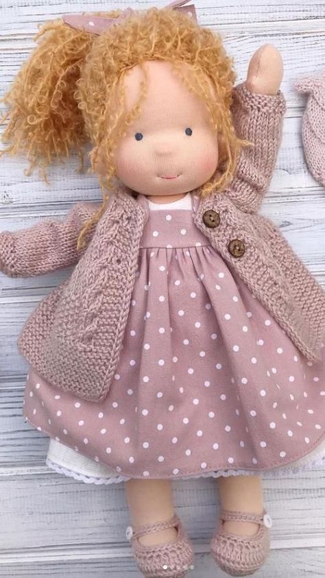 Doll Family, Mohair Yarn, Unique Dolls, Waldorf Doll, Sewing Dolls, Waldorf Dolls, Soft Dolls, Doll Clothes Patterns, Fabric Dolls