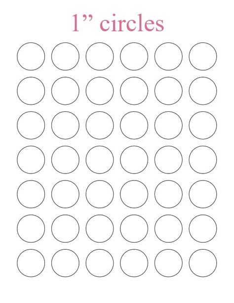 Circle Stencils Templates, Printable Circles, Stencil Outline, Circle Template, Free Stencils, Cut Out Shapes, Round Circle, Stencil Template, Templates Printable Free